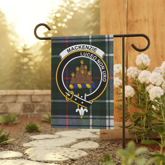 Mackenzie Clan Scottish Tartan Crest Garden Flag