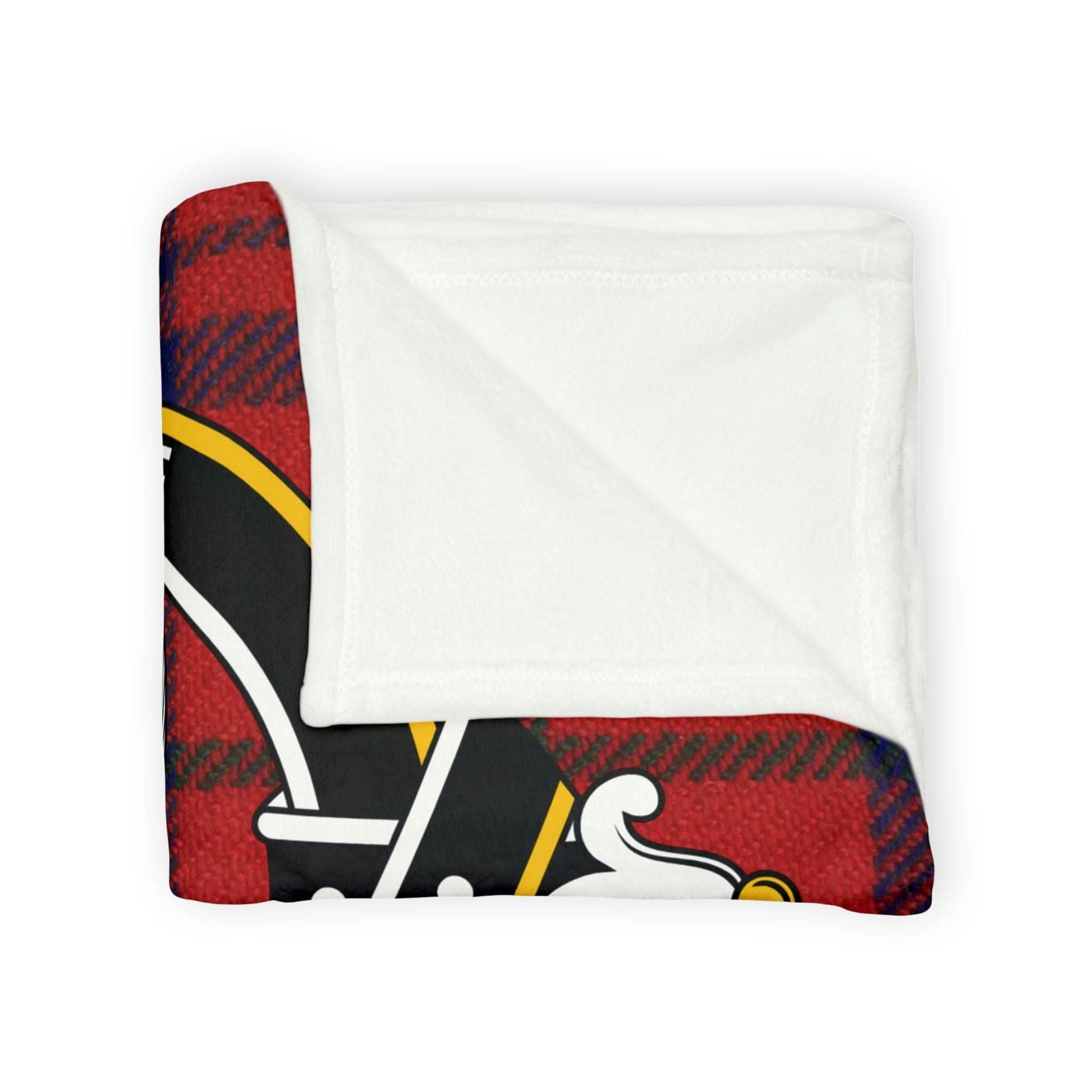 Rose Clan Tartan Blanket – Scottish Crest Throw, Soft & Cozy - Celtic Ancestry Gifts