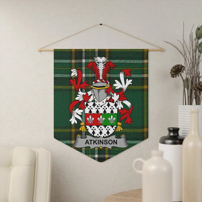 Custom Family Crest Tapestry Wall Hanging product