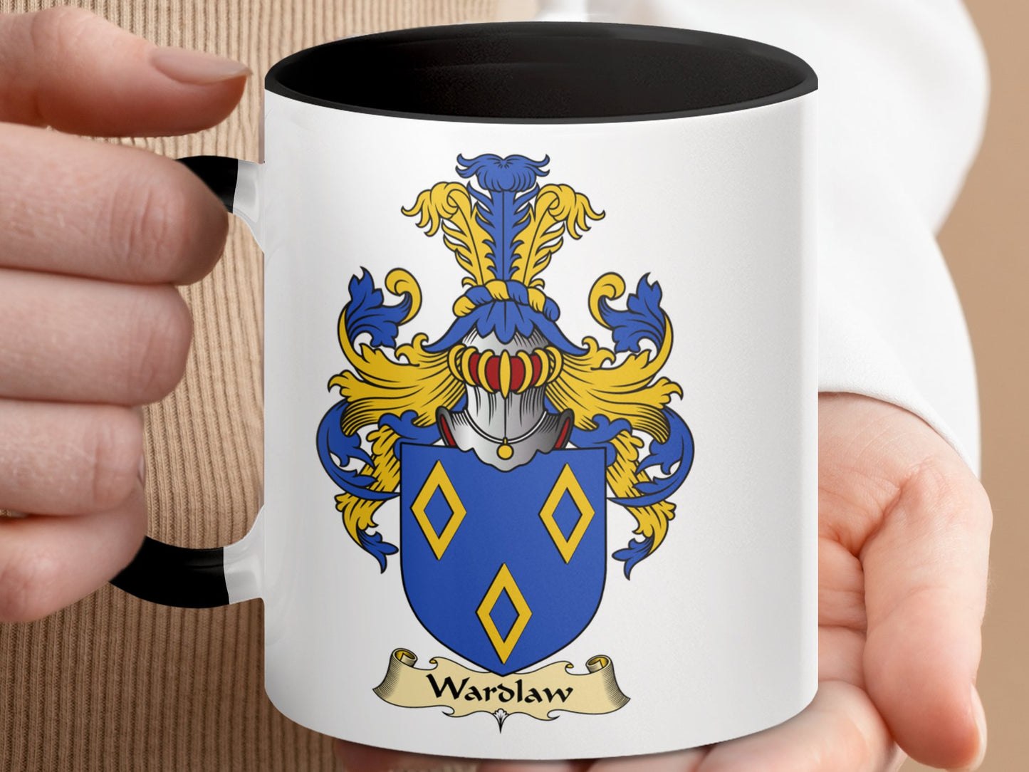 Clan Wardlaw Scottish Coat of Arms Mug - Living Stone Gifts