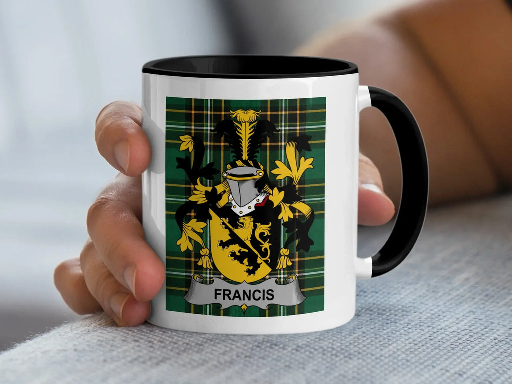 Francis Irish National Tartan ceramic accent mug