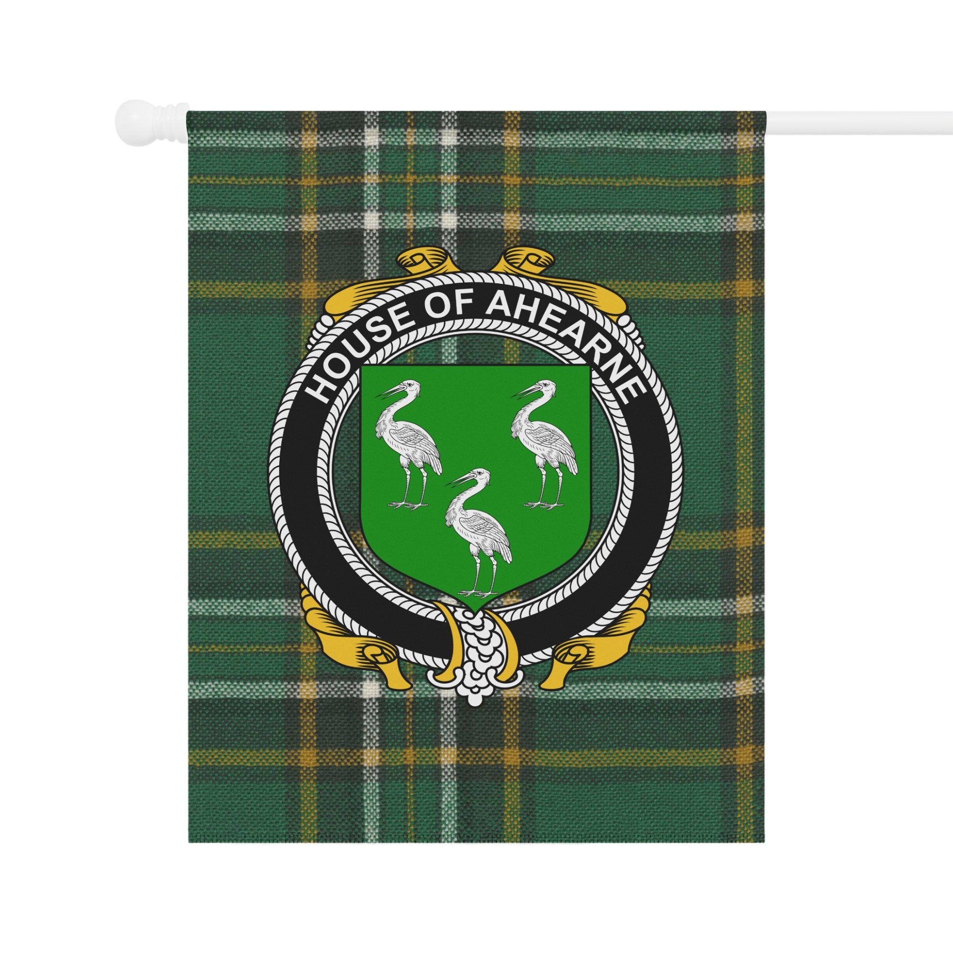 House of Ahearne Tartan Pattern Decorative Flag