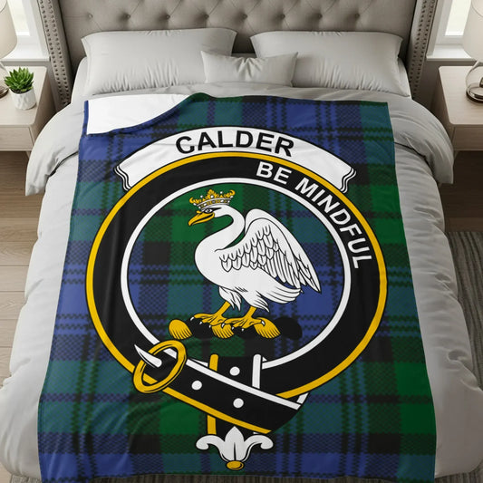 Calder Be Mindful Coat of Arms Pattern Blanket product