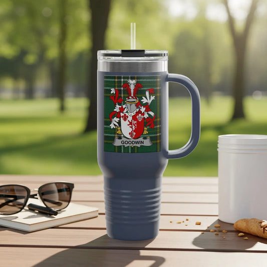 Personalized Goodwin Shield Insulated Travel Mug product