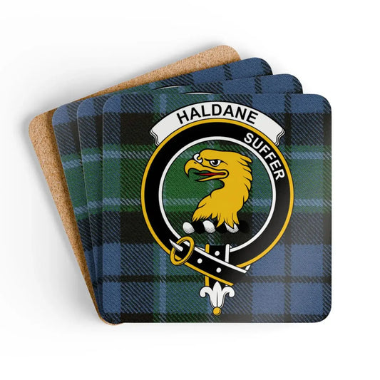 Haldane Suffer Plaid Background Coaster Set product type