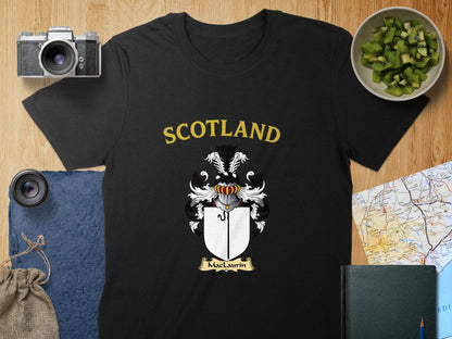 Scotland MacLaurin Crest Shield T-Shirt product type