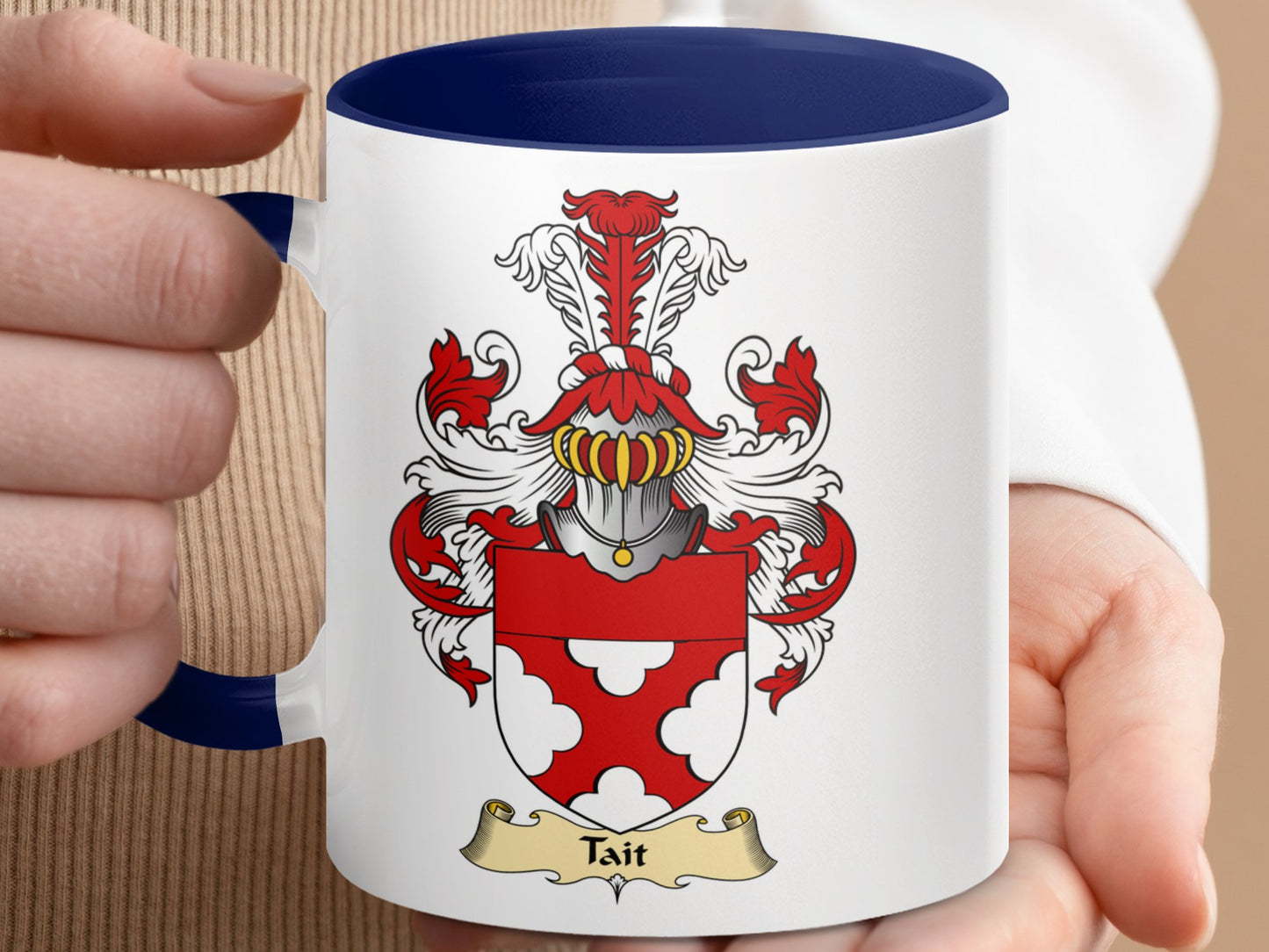 Clan Tait Scottish Coat of Arms Mug - Living Stone Gifts