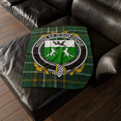 O'Donoghue Surname Irish Coat Of Arms Tartan Blanket