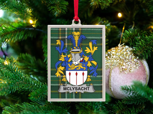 McLysacht Family Crest Christmas Tree Ornament product type