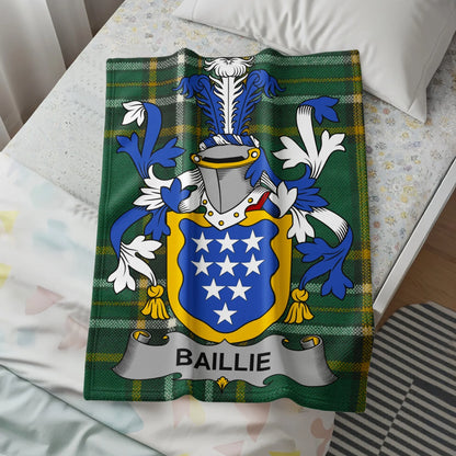 Unique Baillie Family Name Crest Design Blanket product type