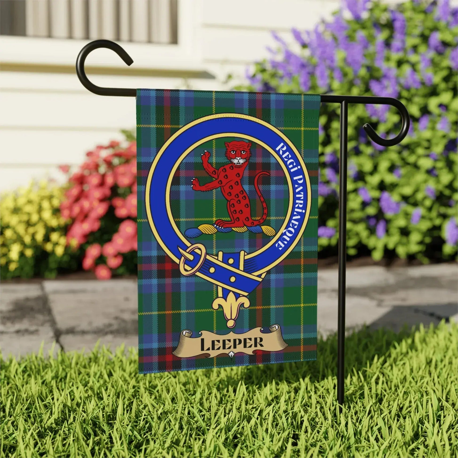 Custom Family Crest Garden Flag Outdoor Decor product type