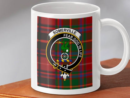 Somerville Fear God In Life Plaid Mug product type