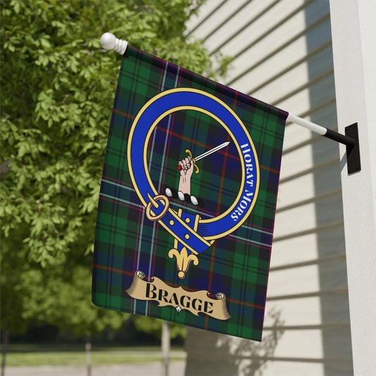 Bragge Family Crest with Sword Design Flag product