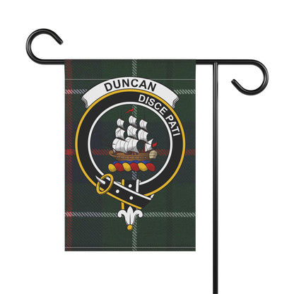 Duncan Clan Scottish Tartan Crest Garden Flag