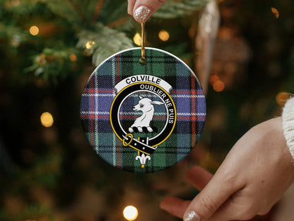 Colville Oublier Ne Puis Plaid Christmas Ornament product