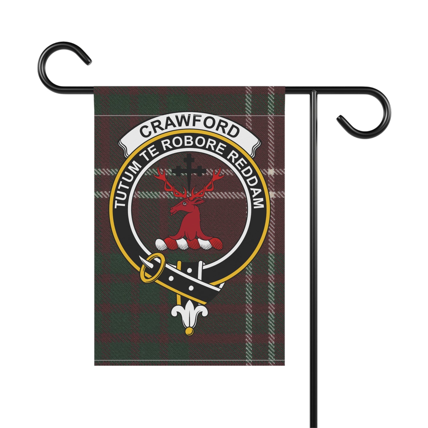 Crawford Clan Scottish Clan Scottish Tartan Crest Garden Flag