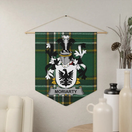 Moriarty Family Crest Wall Hanging Banner product