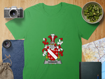 Personalized Howard Crest Design Green T-Shirt