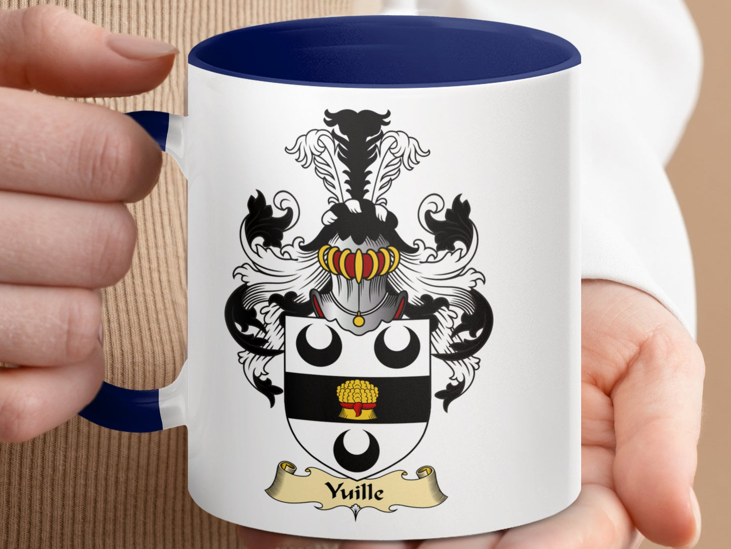 Clan Vuille Scottish Coat of Arms Mug - Living Stone Gifts