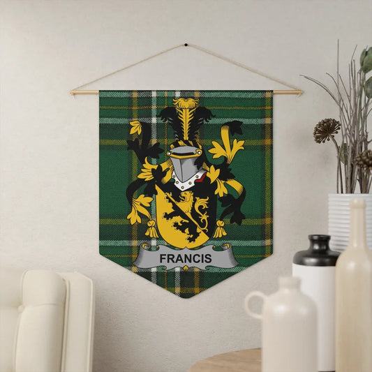 Personalized Family Crest Wall Hanging Tapestry product type