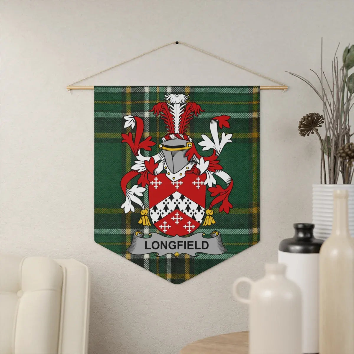 Longfield Crest Decorative Hanging Banner product
