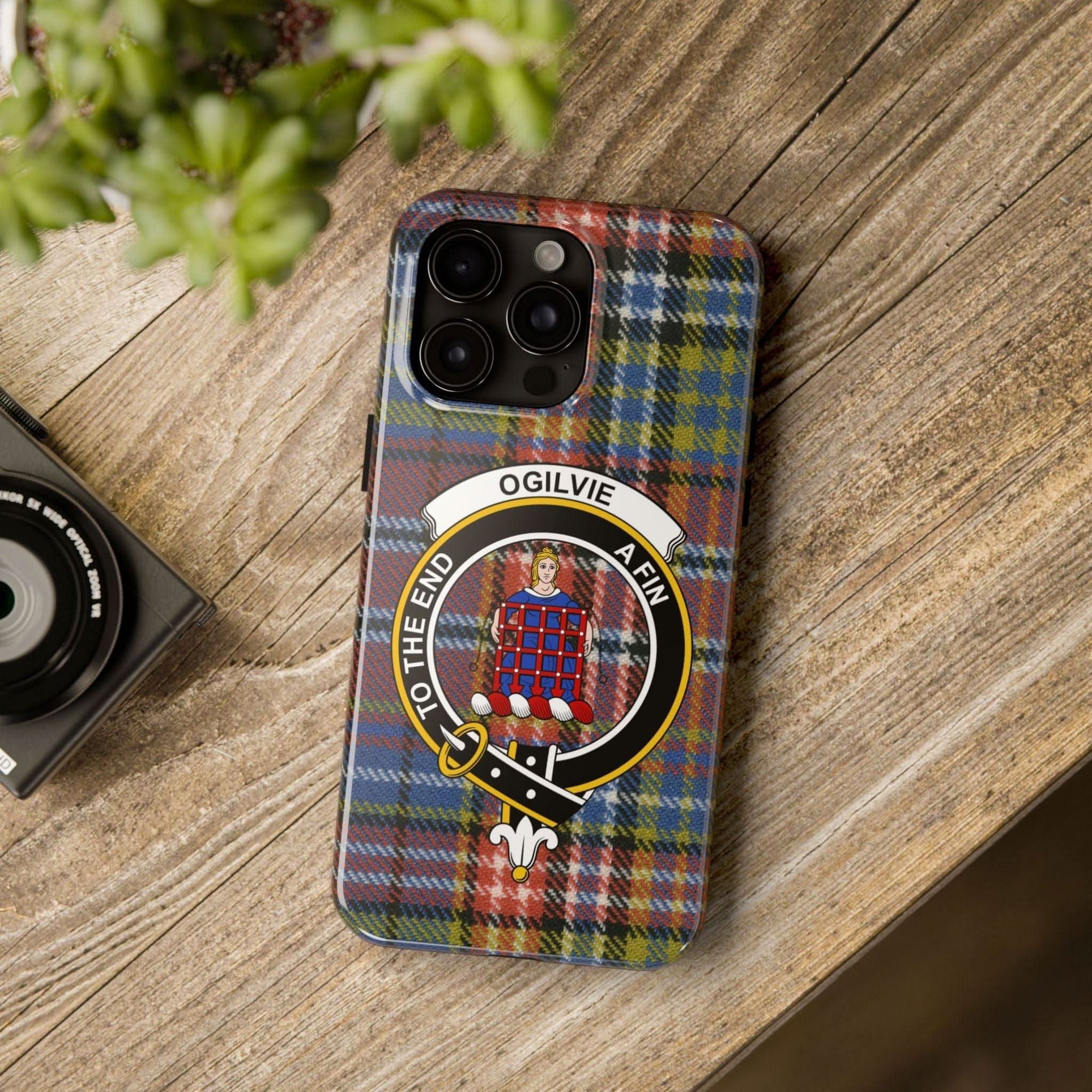 Ogilvie Clan Scottish Tartan Cell Phone Case - Celtic Ancestry Gifts