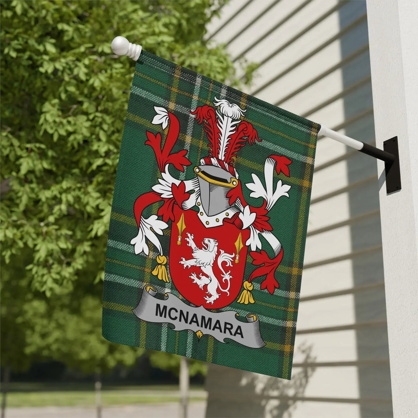 McNamara Family Coat of Arms Decorative Flag product