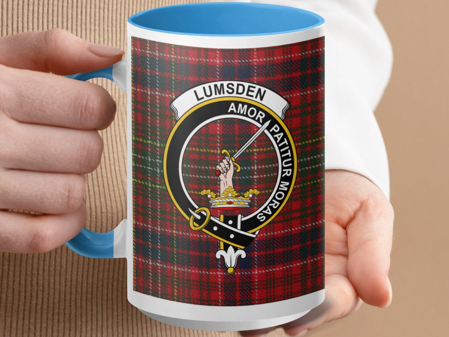 Scottish Clan Lumsden Plaid Tartan Mug - Living Stone Gifts