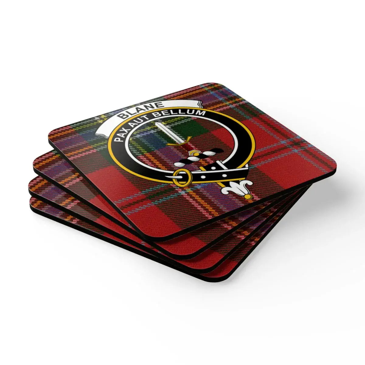 Blane Clan Tartan Coasters Set for Home Decor product type