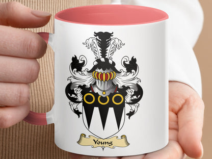 Clan Young Scottish Coat of Arms Mug - Living Stone Gifts