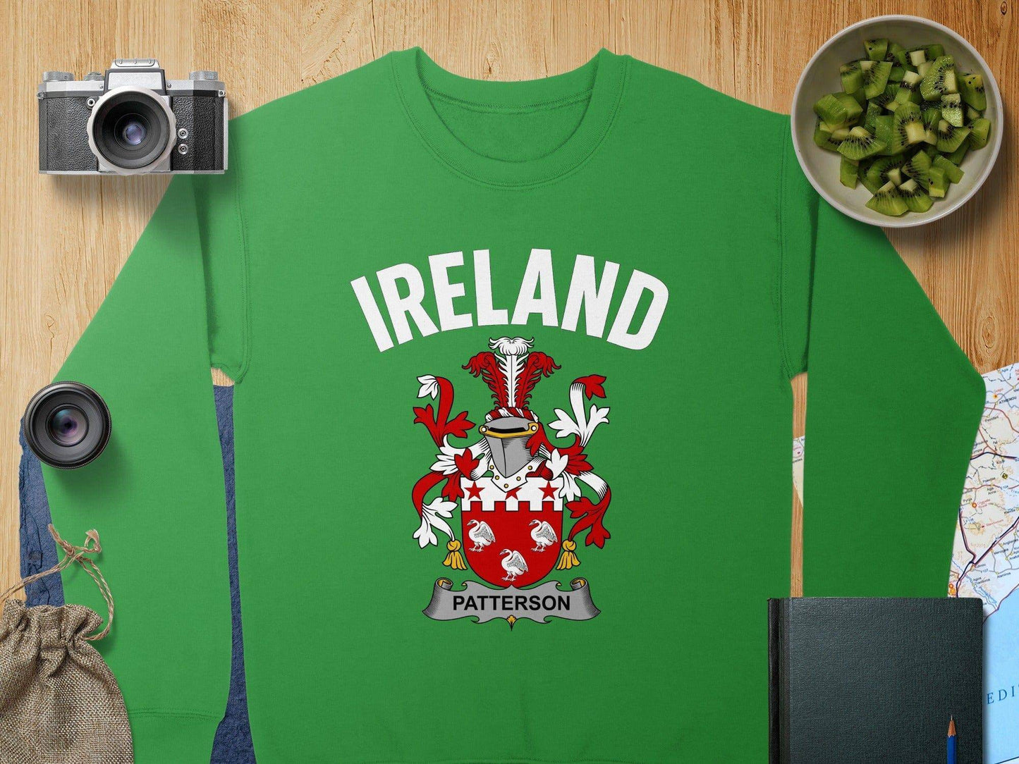 Ireland Patterson Family Crest Green Sweatshirt product type