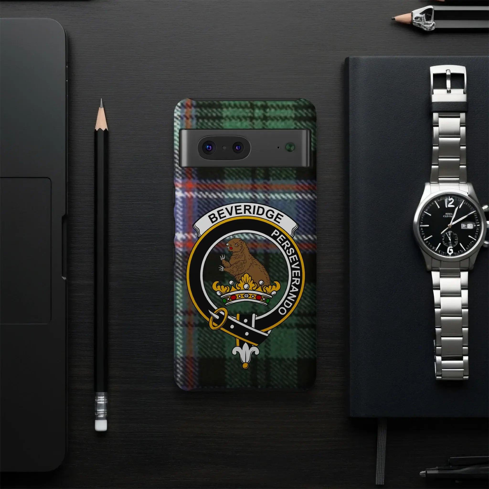 Beveridge Perseverando Phone Case With Elegant Design