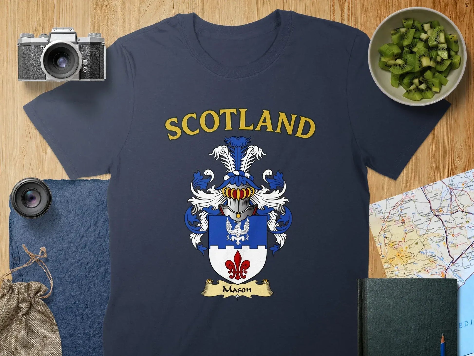 Scotland Mason Crest Design Graphic T-shirt product