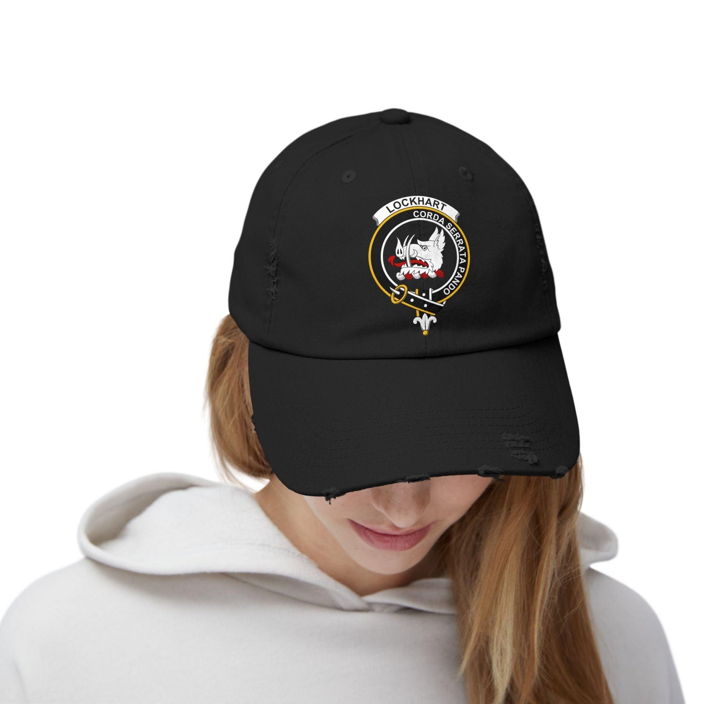 Lockhart Clan Crest Scottish Baseball Cap