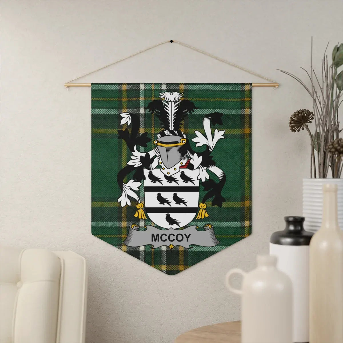 McCoy Family Crest Wall Hanging Tapestry product