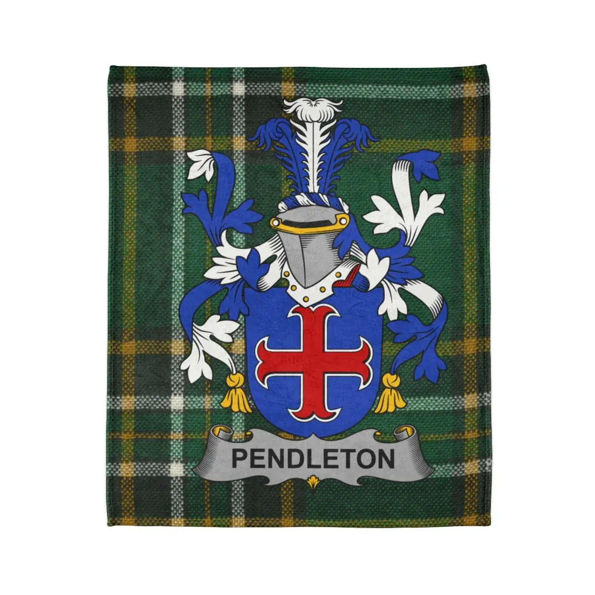 Pendleton Tartan Plaid Family Crest Flag product