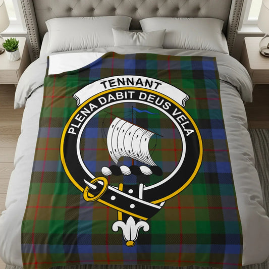 Clan Tennant Family Crest Tartan Plaid Blanket product