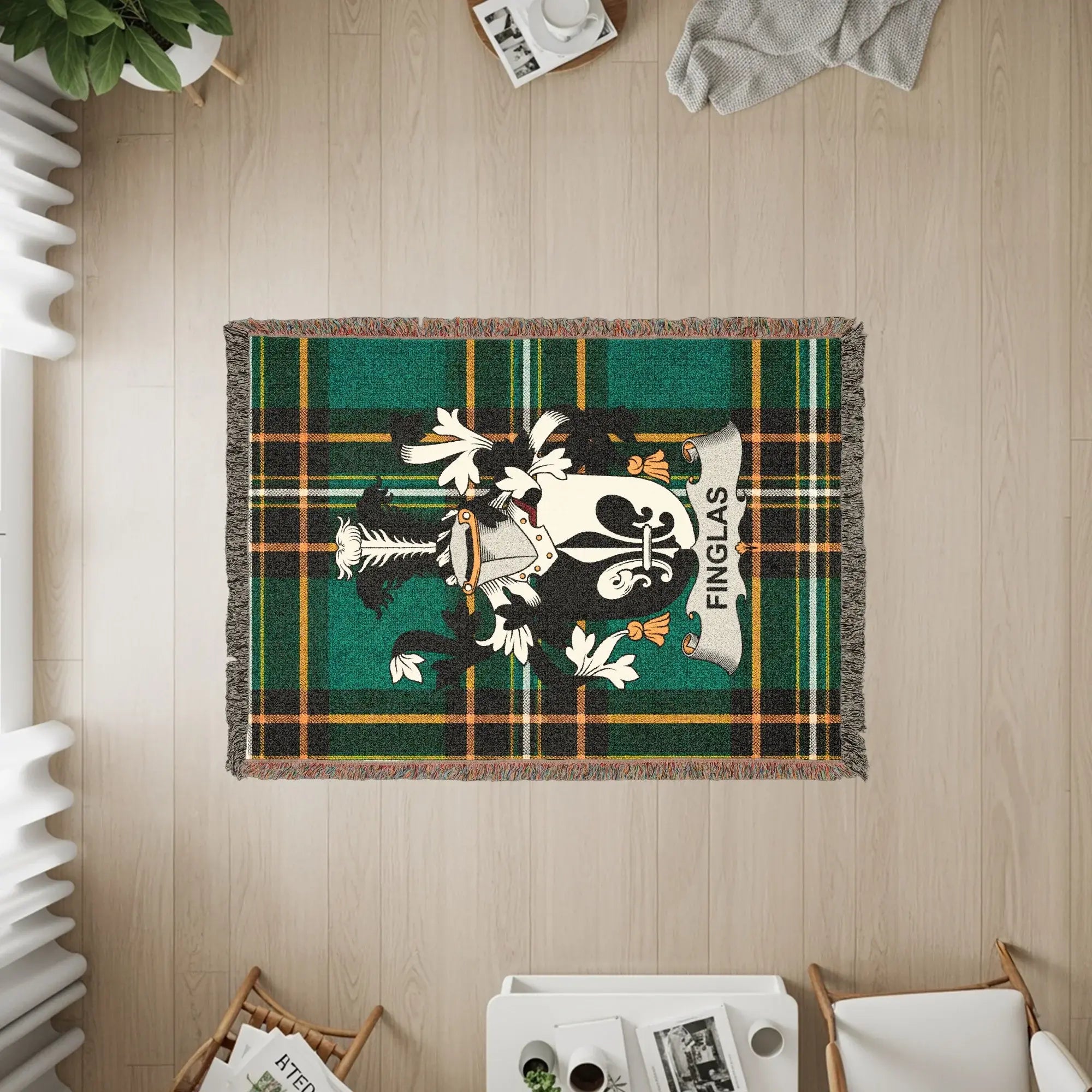 Finglas Clan Tartan Plaid Pattern Family Crest product type