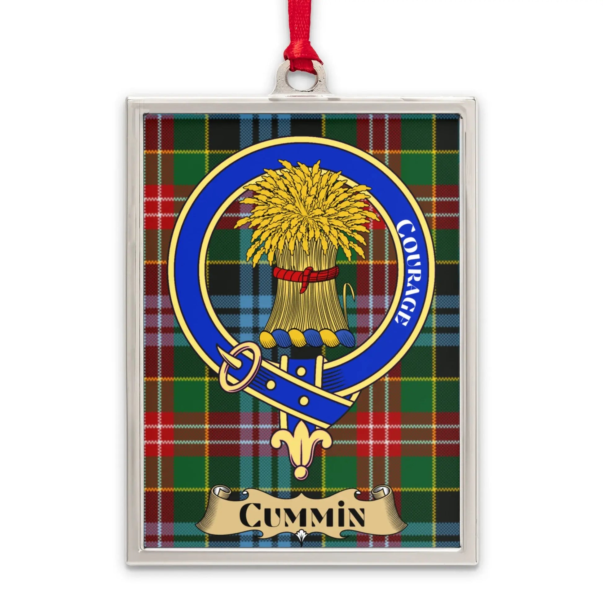 Cummin Courage Family Tartan Artwork Decoration product