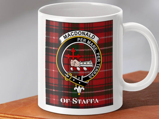 Macdonald Per Mare Per Terras Clan Crest Mug product