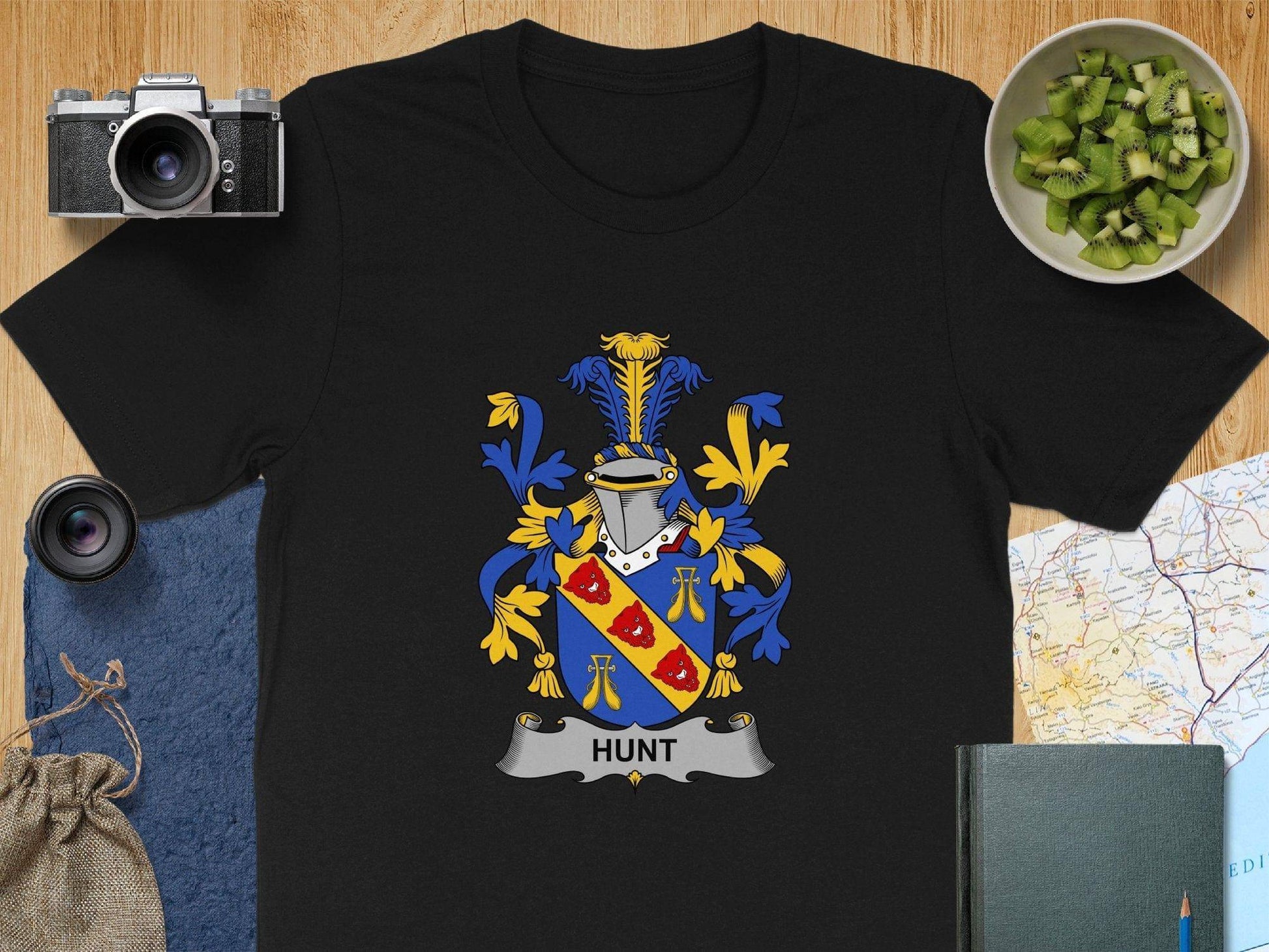 Hunt Family Crest Coat of Arms T-Shirt product