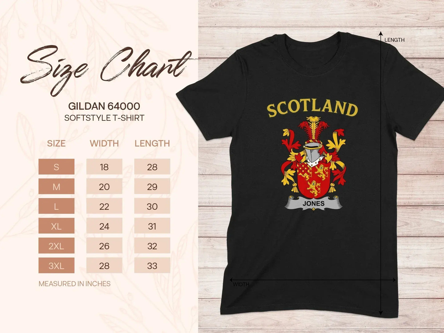 Scotland Jones Family Crest T-Shirt product