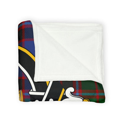 Stirling Clan Tartan Blanket – Scottish Crest Throw
