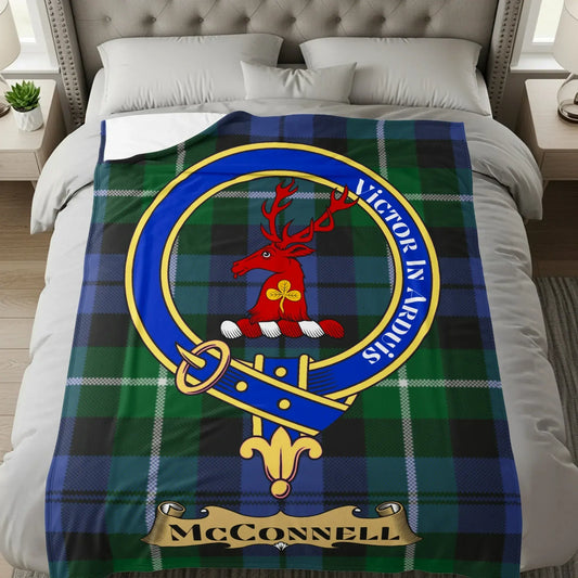 McConnell Crest Tartan Blanket All Season bedding product