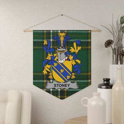 Personalized Family Crest Wall Tapestry product