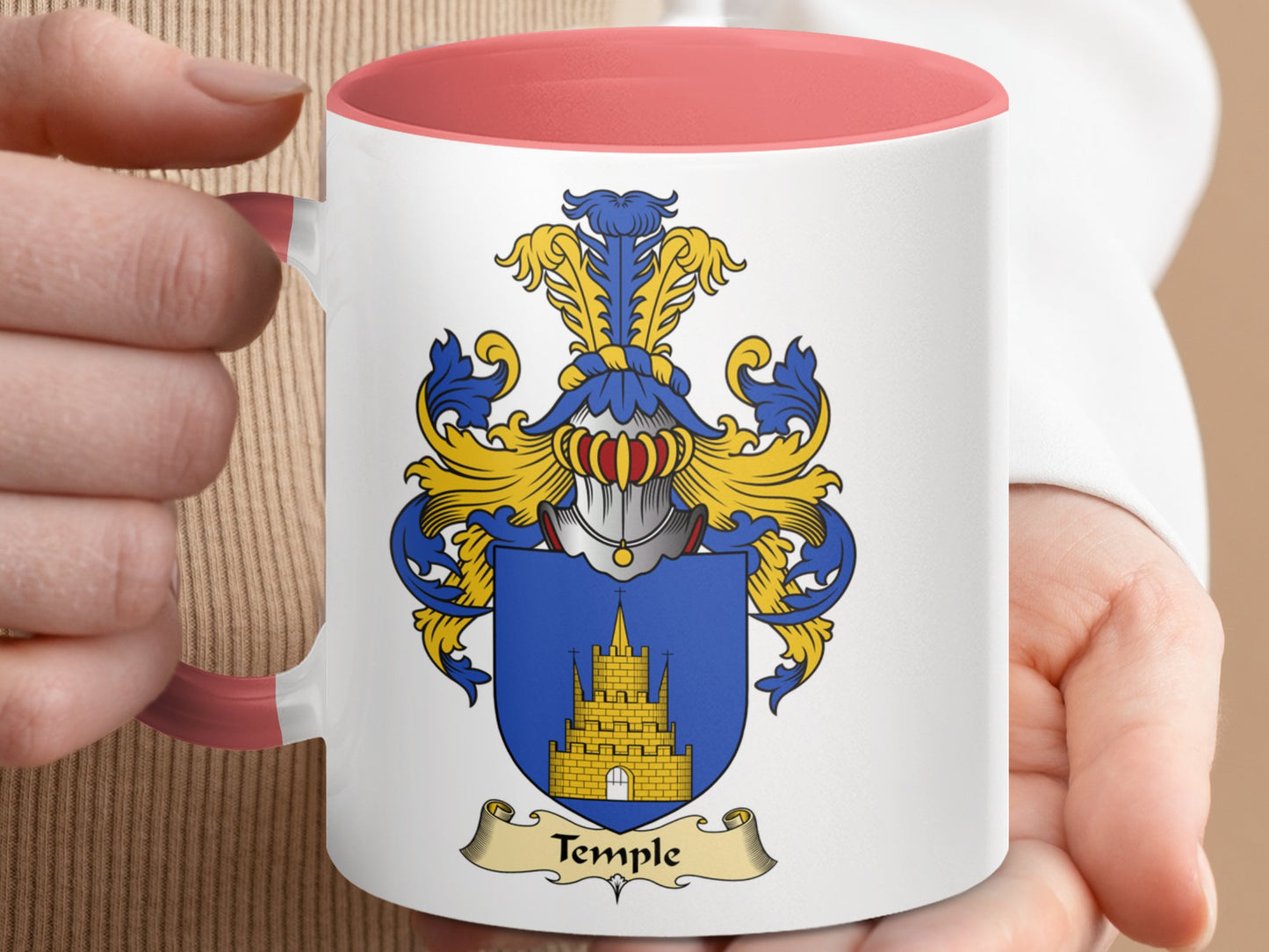 Temple Scottish Coat of Arms Mug - Living Stone Gifts