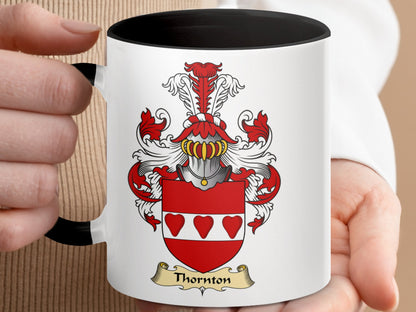 Thornton Clan Scottish Coat of Arms Mug - Living Stone Gifts