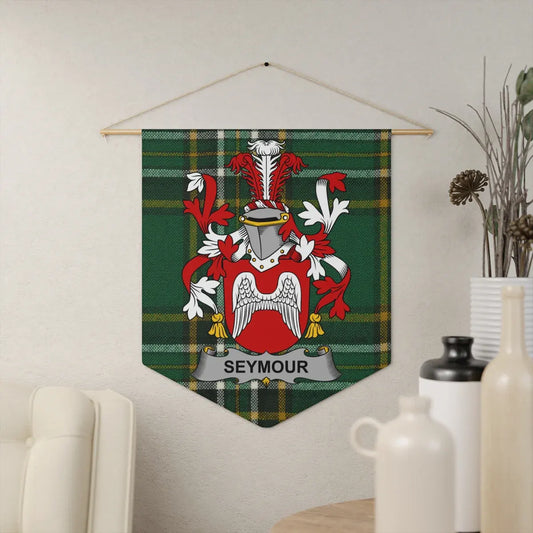 Seymour Family Crest Plaid Wall Hanging Decor product