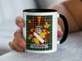 Fitz-Nicol Irish family crest black accent mug