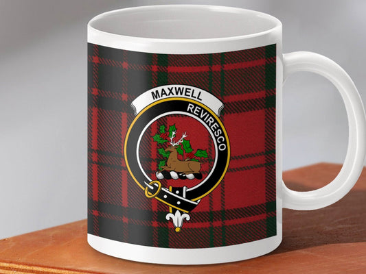 Maxwell Revresco Tartan Clan Crest Mug product